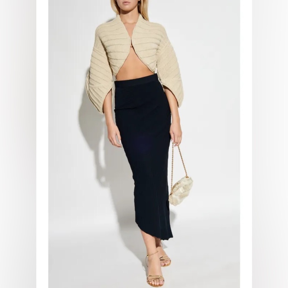 Cult Gaia Galina Knit Cardigan Shrug